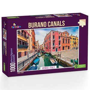 Funbox Burano Canals 1000 Piece Jigsaw Puzzle